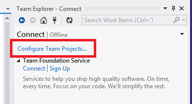 How To: Configure Visual Studio 2012 to Connect to Team Foundation Server  2013